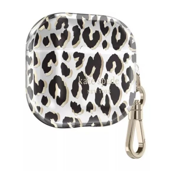 🆕🎉HP🎉KATE SPADE AIRPODS 3RD GENERATION CASE:NIB LEOPARD - Picture 3 of 6